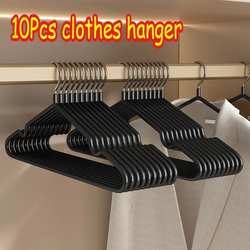 Stainless Steel Non-Slip Hangers Durable Heavy-Duty Wardrobe Organizers Suitable for Home Bathrooms Bedrooms Closets Wardrobes