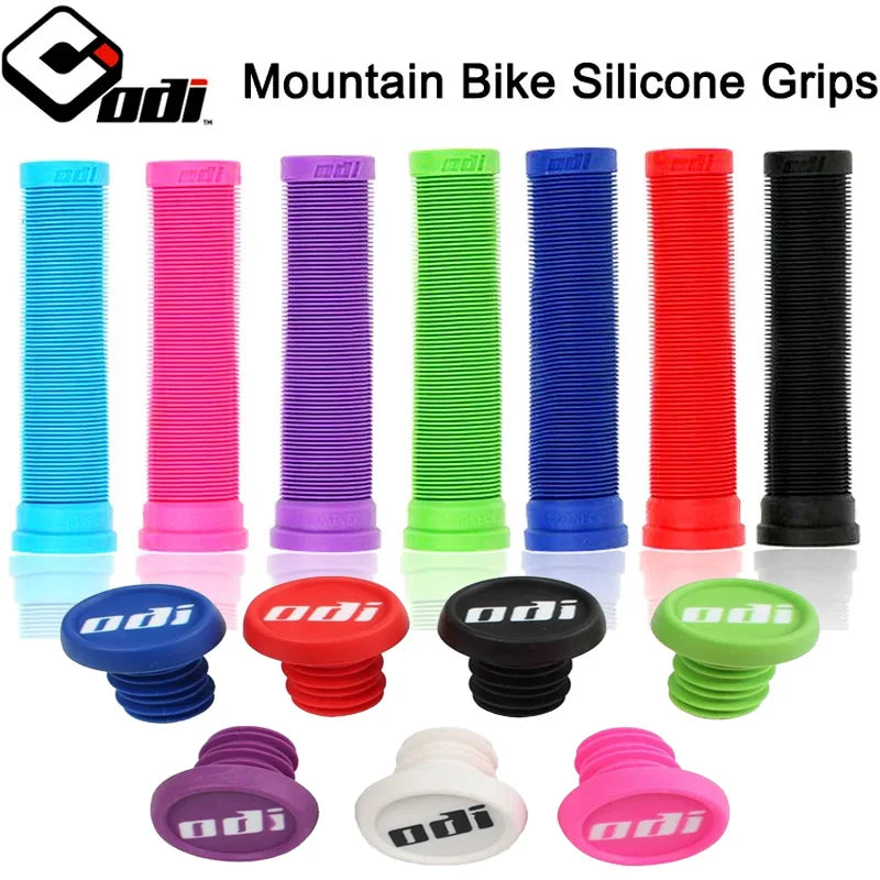 ODI Silicone MTB Handlebar Grips Shock-Absorbing Mountain Bike Scooter BMX XC 22.2mm Diameter Handle Cover