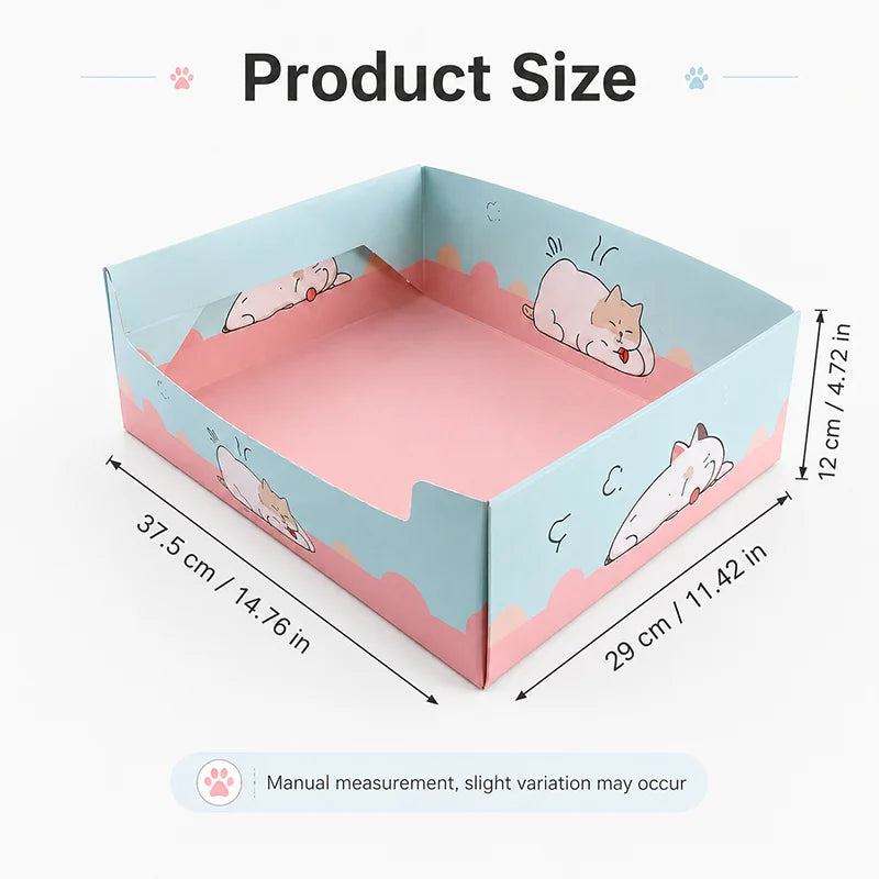 1/3 PCs Disposable Cat Litter Box Foldable Cat Litter Box Portable Travel Cat Toilet Tray for Indoor Outdoor Cat Accessories