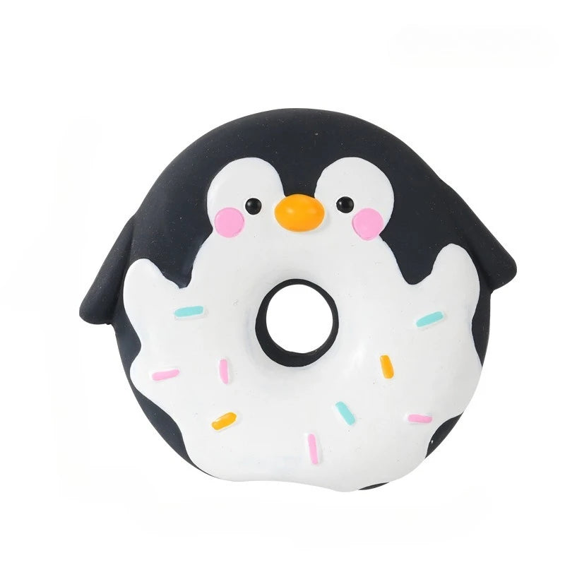 Jouet interactif pour chien et chat, poulet en caoutchouc criard, jouet pour animaux de dessin animé, jouet en latex grinçant pour le dressage et la mastication, produits pour animaux