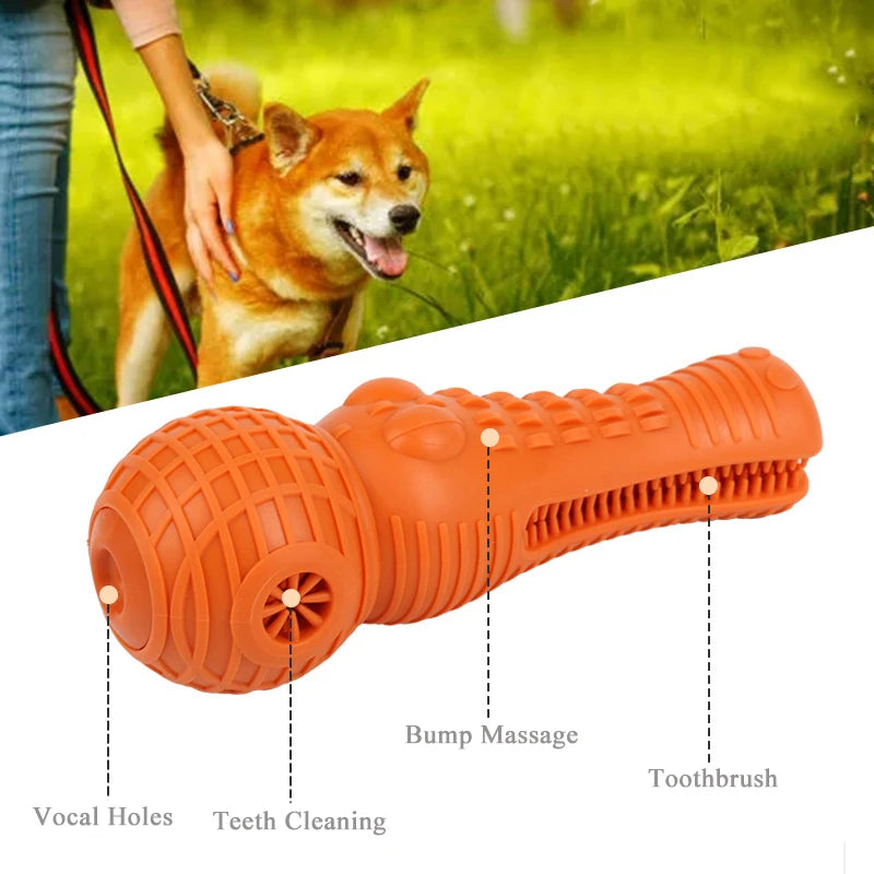 Interactive Pet Dog Toys Funny Dog Chew Toy Durable Puppy Sounding Toys Bite-resistant Dog Tooth Cleaning Toy Pet Supplies