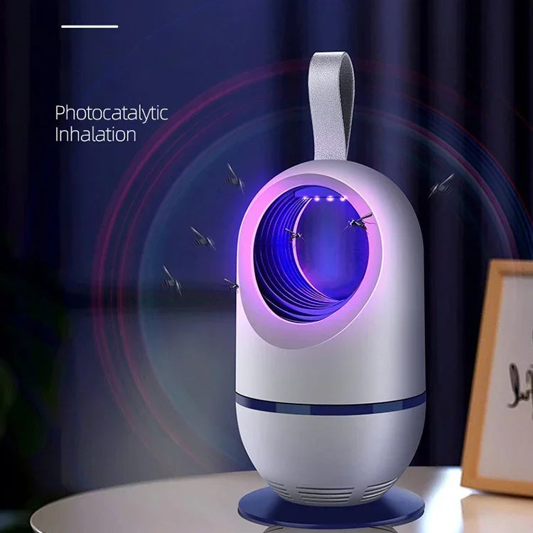 Lenovo USB Rechargeable Mosquito Killer Lamp Indoor Portable Bug Zapper Outdoor Camping Silent UV Light Pest Control Bedroom