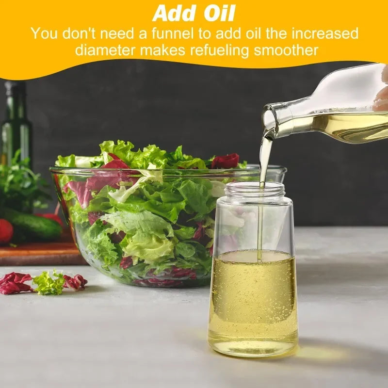 Spray Oil Sprayer Bottle Kitchen Oil Cruet Spray Oil Dispenser Olive Kitchen Gadgets Salt Shaker Vaporizer Cruet for Camping BBQ