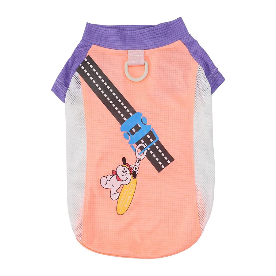 Summer Thin Dog Vest Cute Print Dog Mesh Clothes Breathable Puppy T-Shirt Chihuahua Yorkie Clothing Dog Accessories