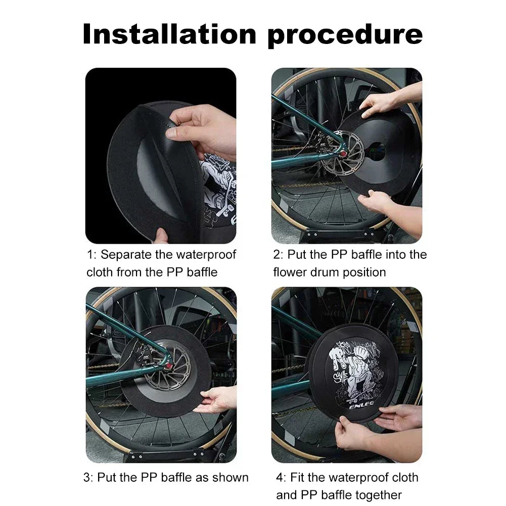 Bike Disc Brake Cover Protection Anti Grime Guard Wheel Cover Bicycle Washing Maintenance Road Mountain MTB Cleaning Tool