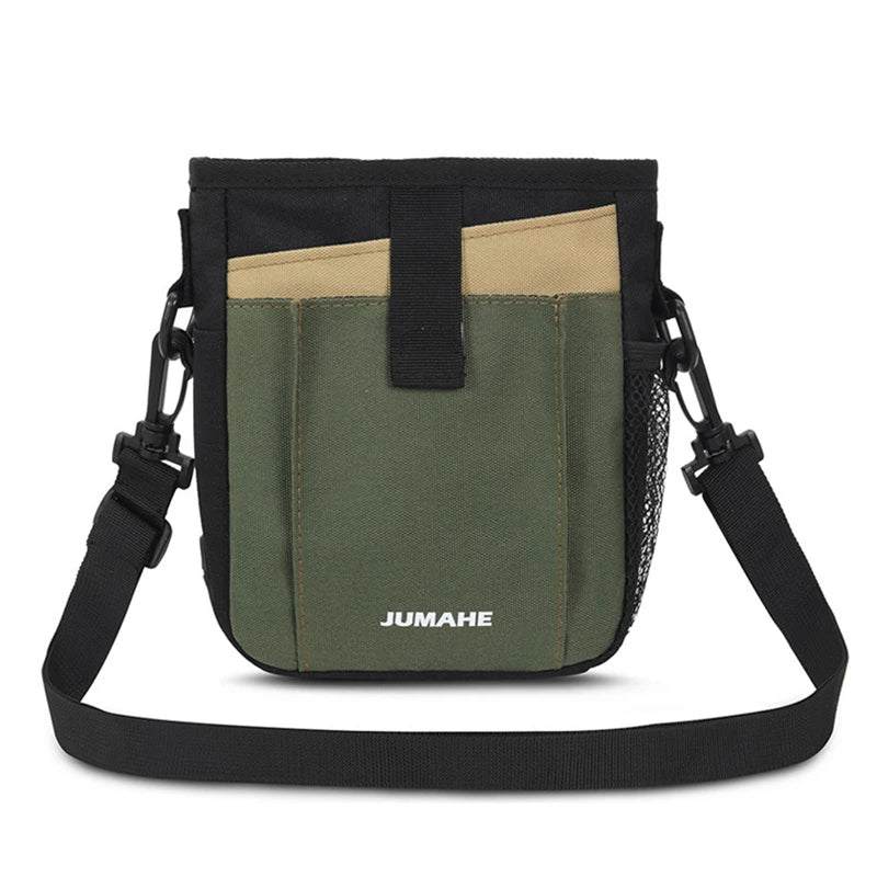 Portable Dog Training Treat Bag Large Capacity Pet Reward Waist Bag Multi-functional Puppy Snack Bag with Waste Bag Dispenser