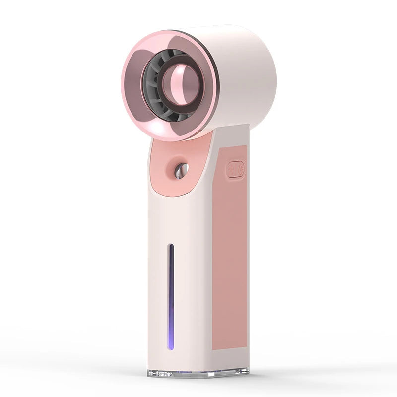 Lenovo Ice Coating Spray Small Fan Handheld Refrigeration Turbine Ice Coating Fan Usb Charging Handheld Fan Outdoor Portable Fan