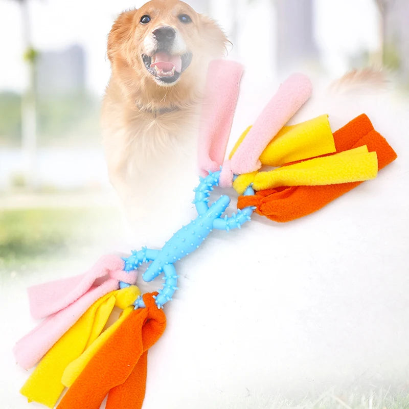 Interactive Dog Rope Toy Bite-resistant Pet Molar Toys for Small Medium Large Dogs Durable Dog Chew Toys Puppy Tug Of War Toy