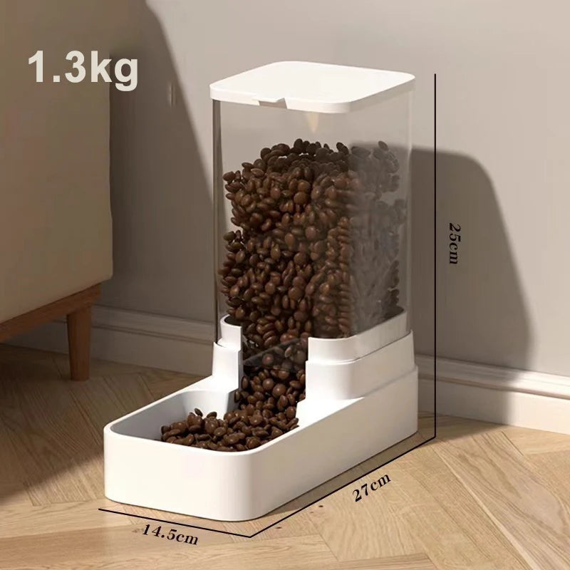 Large Capacity Pet Feeder Automatic Pet Water Dispenser for Dogs Cats Food Storage Dispenser Durable Cat Drinker Dog Feeder