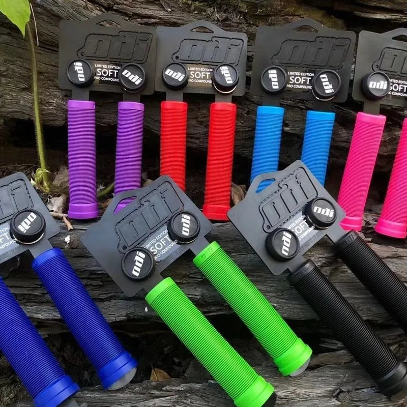 ODI MTB Bicycle Handlebar Grips Soft Silicone Handle Cover Downhill BMX Street Climbing Bike Balance Bike Extreme Cycling Grip