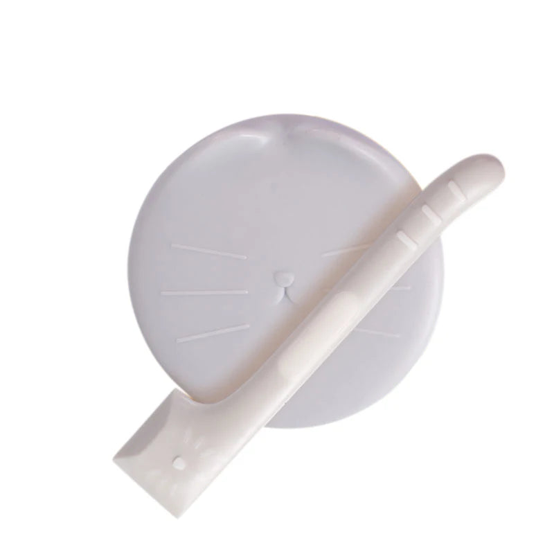 Silicone Cat Can Sealing Cover Reusable Pet Canned Spoon Multifunction Pet Spoon for Cats Dogs Can Opener Food Storage Supplies