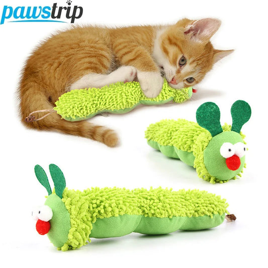 Interactive Catnip Toys - Soft Plush Animal-shaped Pet Sounding Toy for Cats, Bite-resistant Kitten Accessory - Quality Shopping Centre