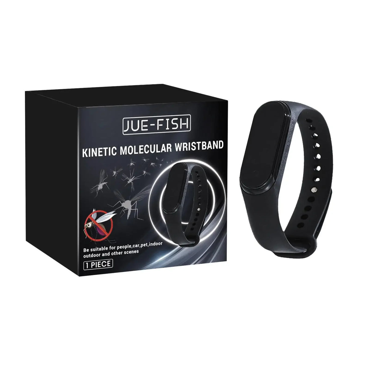 Bracelet anti-moustique portable en silicone pour randonnée, camping et activités en plein air, répulsif à insectes léger et discret