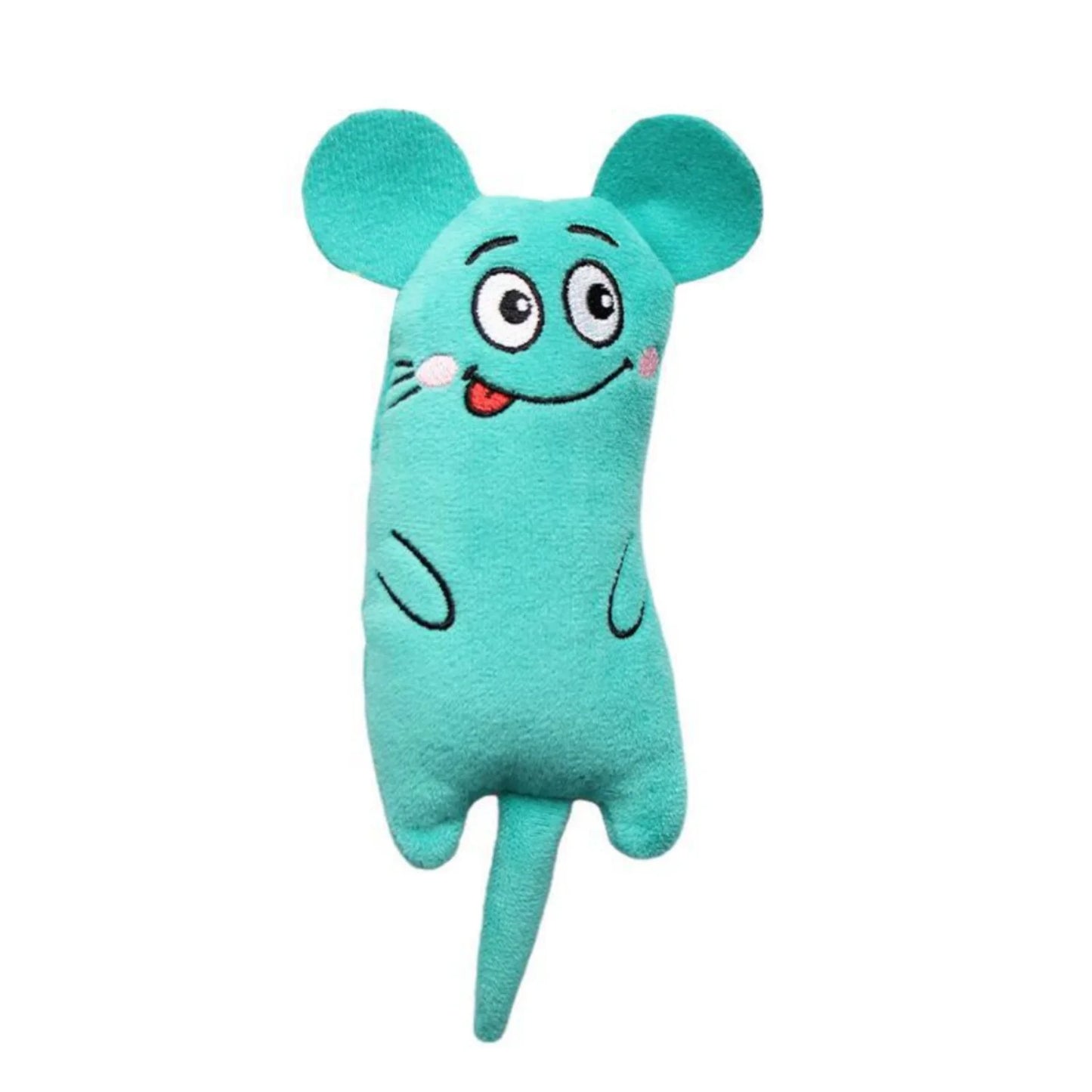 Cute Cat Toys Funny Interactive Plush Cat Toy Mini Teeth Grinding Catnip Toys Kitten Chewing Squeaky Toy Pets Accessories