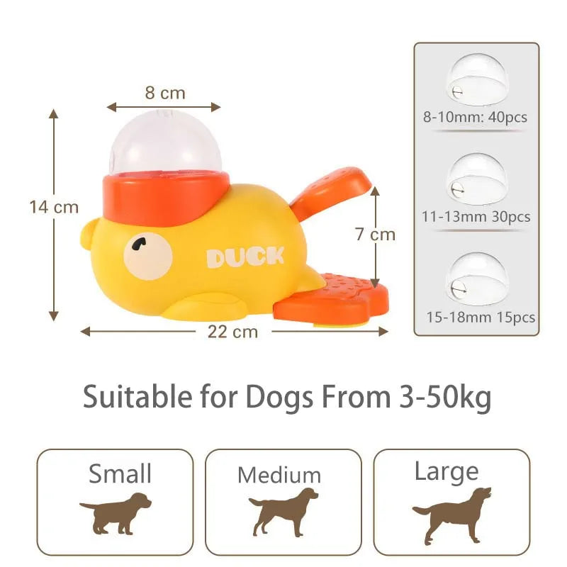 Cartoon Dog Leak Toys Interactive Dog Toy for Small Medium Dogs Puzzle Puppy Toy Pet Food Treat Dispenser Dog Accessories