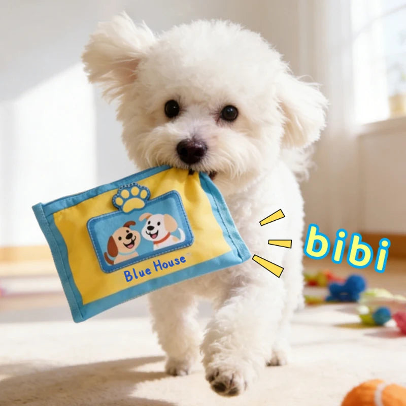 Interactive Pet Dog Snuffle Toy Puzzle Pet Snuffle Mat for Small Medium Dogs Puppy Slow Food Toys Funny Dog Squeaky Toy