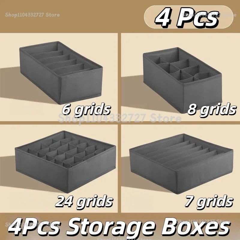 Underwear Organizers Of Cabinets And Drawers Wardrobe Clothes Bra Organizer For Underwear Socks Pants Home Foldable Storage Box