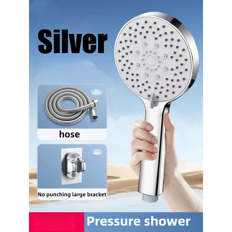 Bathroom Sprayer Shower Head Water Saving Handheld Rain Shower Head Adjustable 5 Modes Shower Bath Head Bathroom Accessories