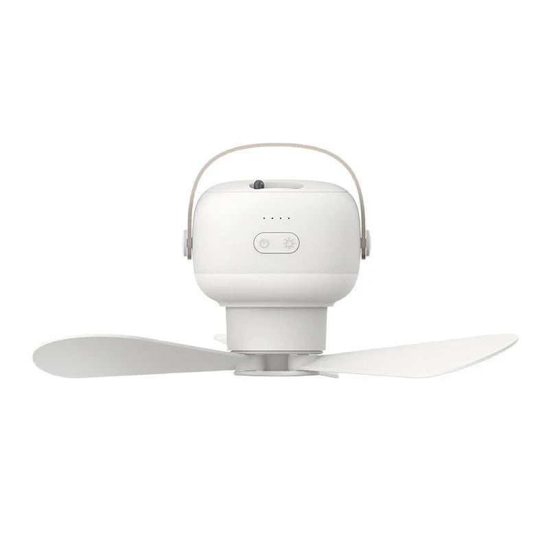 Nouveau ventilateur électrique 2026 pour camping, tente, maison, ventilateur de plafond portable rechargeable 7200 mAh avec télécommande et éclairage LED