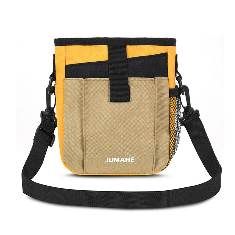 Portable Dog Training Treat Bag Large Capacity Pet Reward Waist Bag Multi-functional Puppy Snack Bag with Waste Bag Dispenser