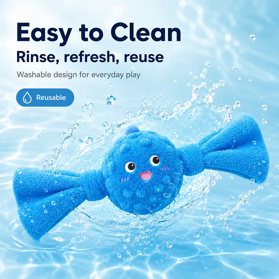 Plush Dog Toy Bouncy Ball Squeaky Pet toys for Small Medium Dogs Washable Interactive Chew Toy Puppy Toys Dog Accessories