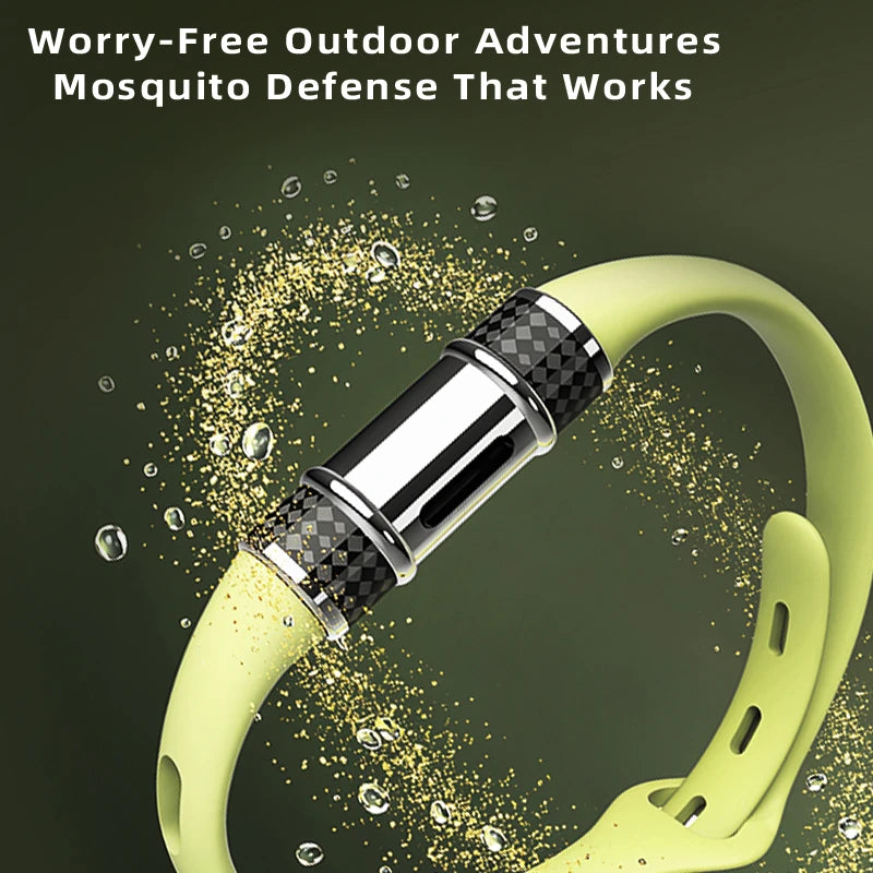 Bracelet anti-moustiques aux huiles essentielles Lenovo, protection estivale, protection intégrale, bracelet répulsif pour l'extérieur