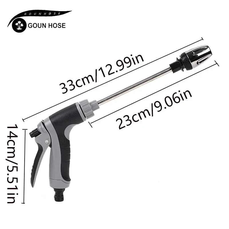 1 Pack High Pressure Spray Water Gun Garden Watering Hose Nozzle Sprinkler Car Washing Gun Car Cleaning Washing Tools