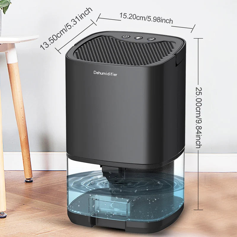 1000ml Capacity Moisture Dehumidifier Air Dryer Purifier Mute Anti-Mildew Air Dehumidifier For Office Kitchen Deodorizer Dryer