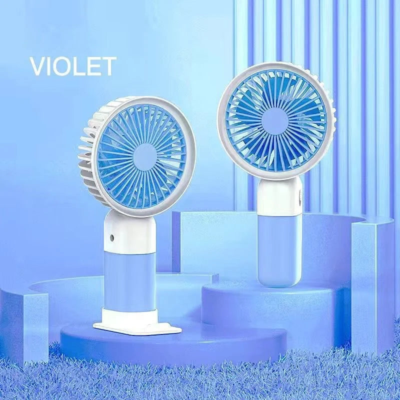 Ventilateur portatif Lenovo 2026, mini ventilateur de bureau portable, silencieux, rechargeable par USB, idéal pour les étudiants et le dortoir