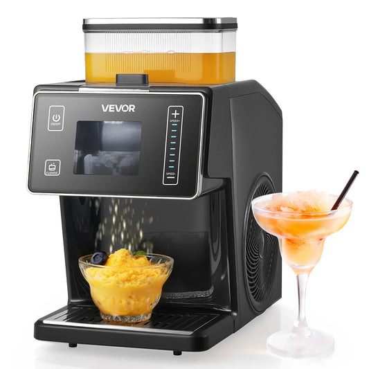 SucceBuy Snowflake Ice Machine, 44LBS/24H Snowflake Ice Maker, Ice-Shaver Machine with Stainless Steel Blade, Electric Snow Cone