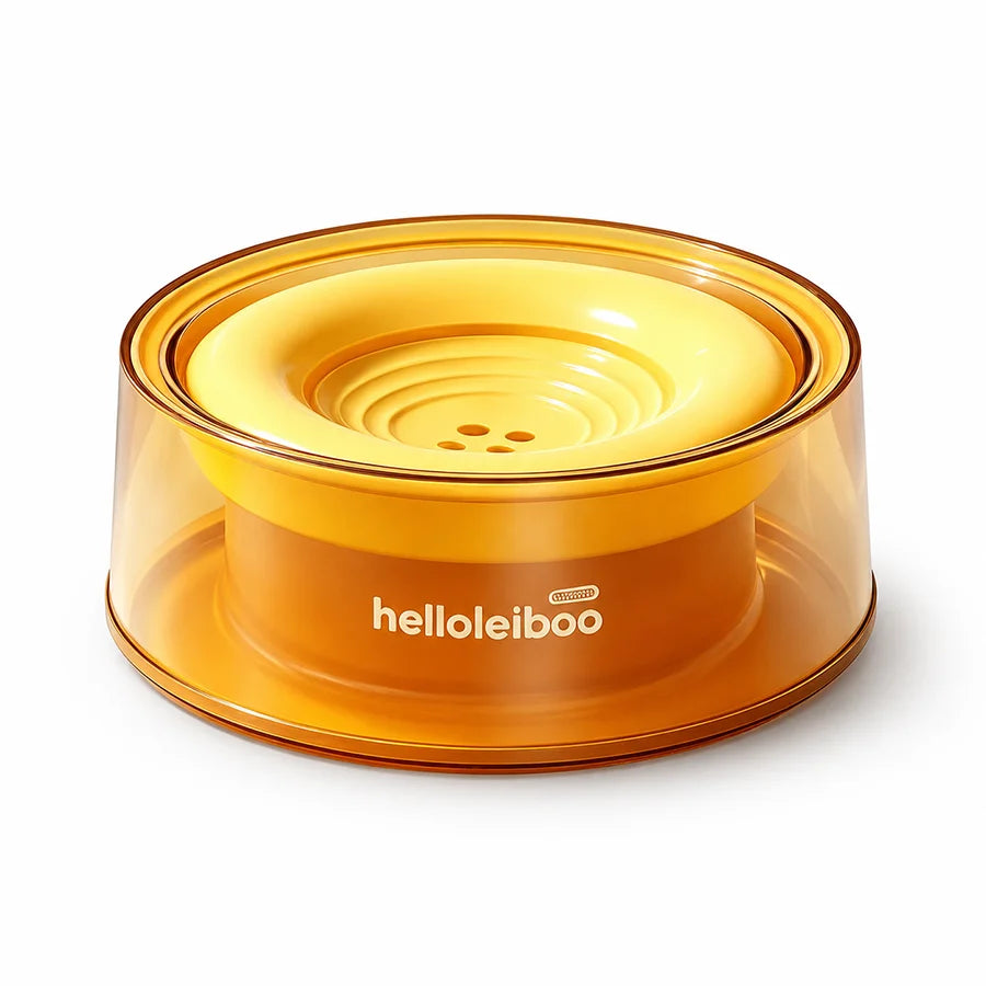 1200ml Floating Dog Bowl Anti Splash Slow Drinking Feeder for Dogs Cats Raised No Wet Mouth Cat Bowl Indoor Travel Pet Bowl