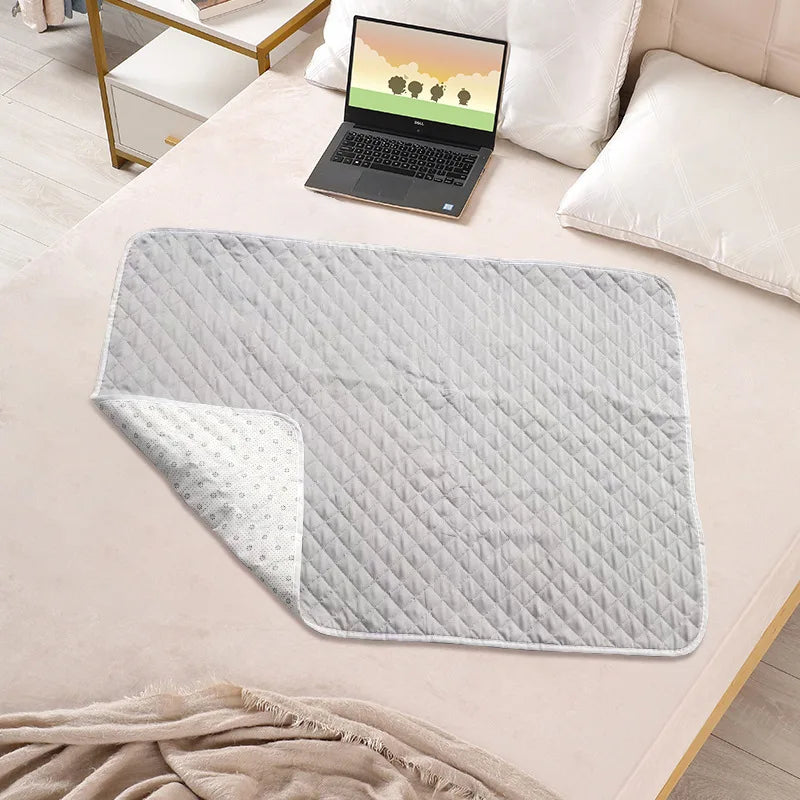 Washable Pet Mattress Reusable Dog Care Mats Non-slip Absorbent Puppy Cat Training Diaper Mat Suit for Bed Car Seat Sofa
