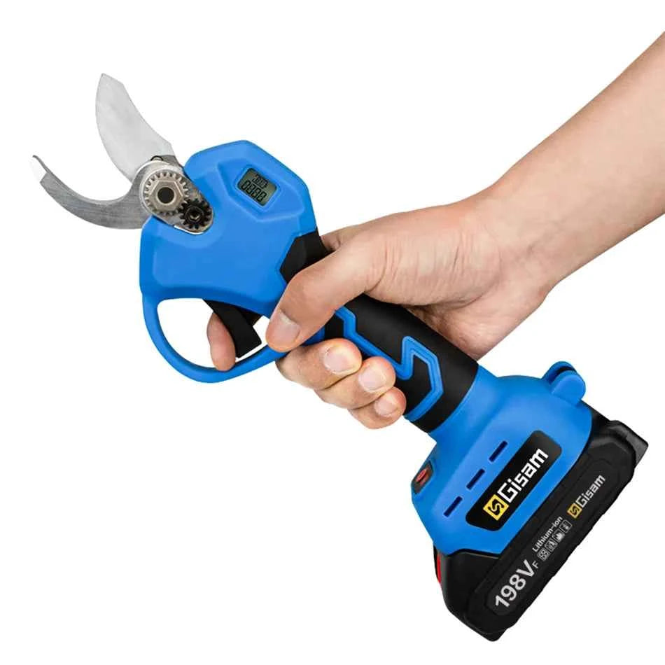 Gisam 30mm Cordless Pruner Shear for Efficient Fruit Tree and Bonsai Pruning with Makita 18V Battery