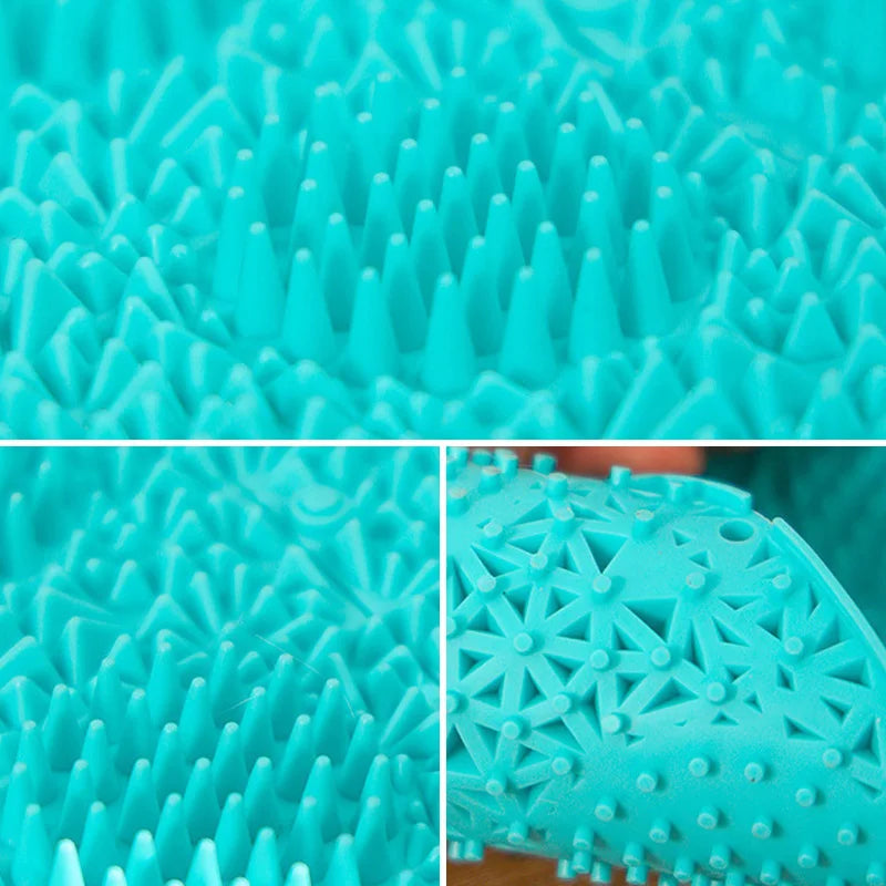 Cat Scratch Mat Square Pet Floor Scratcher for Cats Pet Self-service Massage Brush Kitten Hair Remover Brush Cat Accessories
