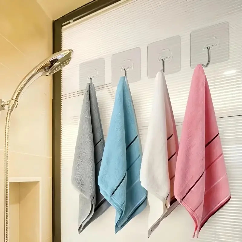 1-100Pcs Hooks Transparent Strong Self Adhesive Door Wall Hangers Hooks Suction Heavy Load Rack Cup Sucker for Kitchen Bathroom