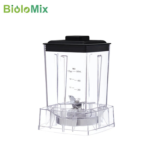 20-Ounce 600ml Dry Grains Grinding Container jug jar Dry Grinder Blades Assemblied
