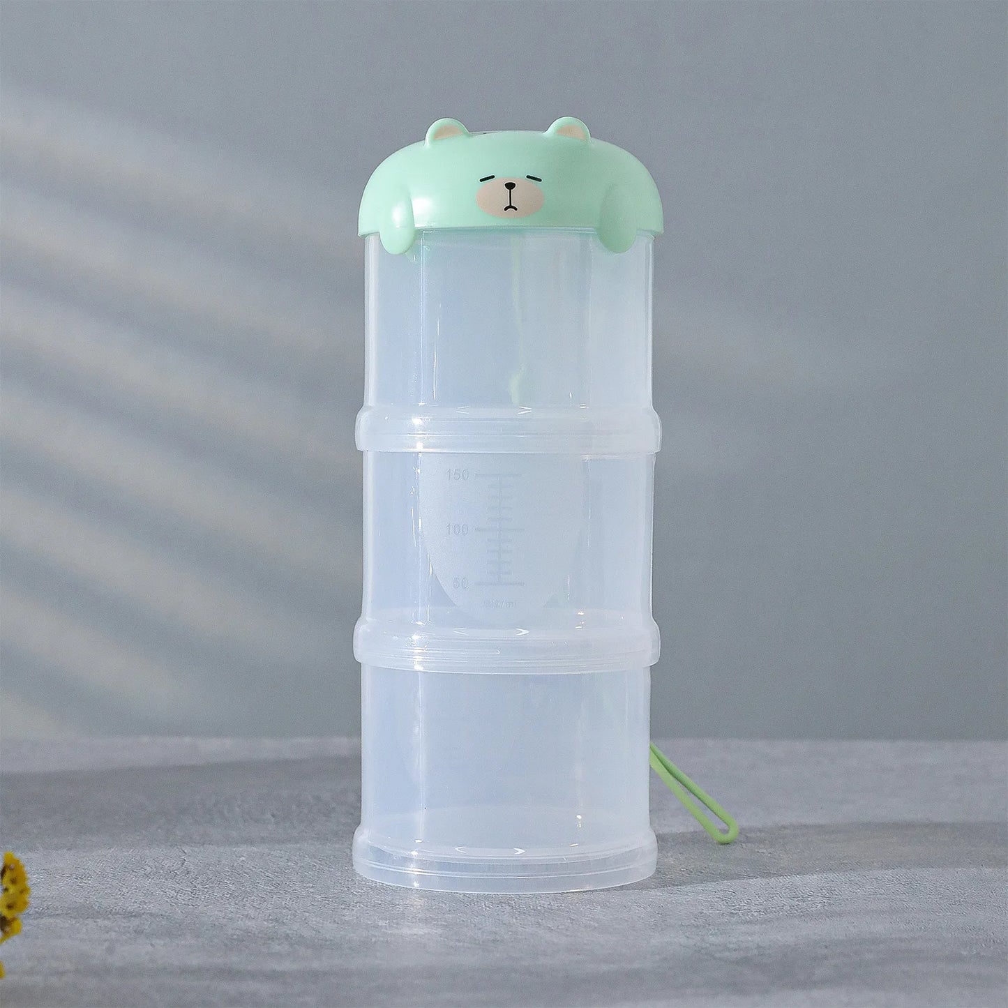 3 Layers Pet Food Storage Container Outdoor Portable Dog Food Dispensing Tank Transparent Sealed Food Storage Jar with Scale