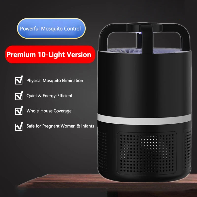 Lenovo Silent Mosquito Killer Lamp Powerful Night Light Mosquito Repellent Suction Type Mosquito Trap Household Bedroom Outdoor
