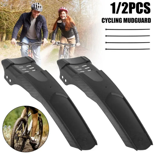 1/2 Stuks Mountainbike MTB Fietsspatborden 29cm Voor/Achter Verbreed Banden Spatbord Universele Modderflappen Fietsaccessoire