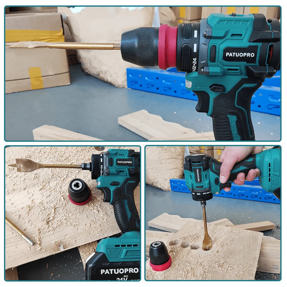 10mm New 2In1 Rechargeable Electric Screwdriver Cordless Drill Lithium Battery Multifunctional Power Tool For Makita 18V Battery
