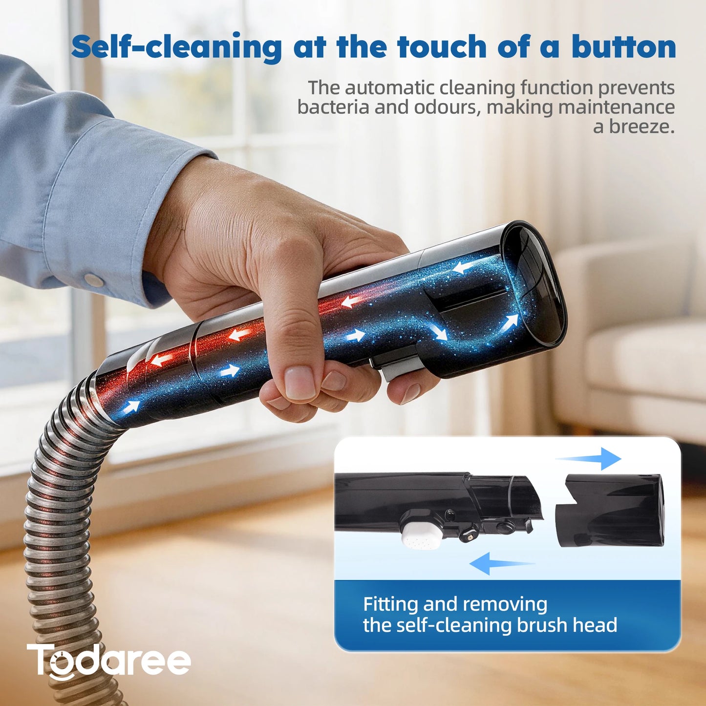 16KPa Powerful Suction Carpet Cleaner 750W, Household Multi-use Cleaner for Carpet and Fabric Cleaning