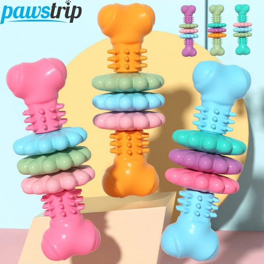 TPR Pet Dog Chew Toys Dog Teeth Cleaning Toy for Small Medium Dogs Bite-resistant Puppy Grinding Toy Dog Accessories