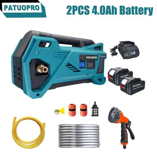 10m Hose 500W Cordless Water Pump Watering Machine Garden Irrigation Washing Car Cleaning Power Tool For Makita 18V Battery