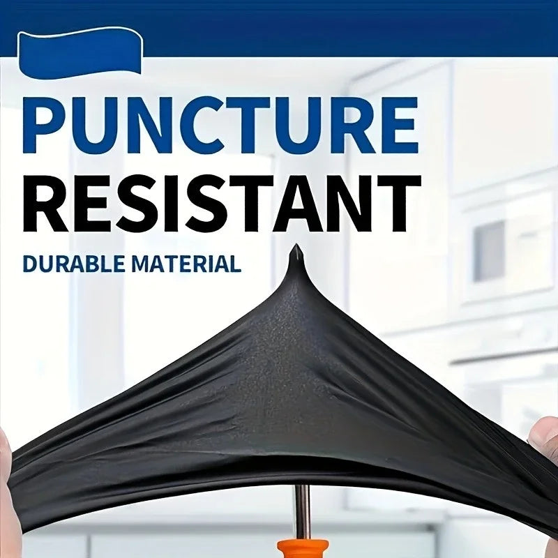 Disposable Latex Gloves Black Waterproof Non-Medical for Kitchen, Cleaning, Dishwashing, Cooking, Automotive, Craft Use