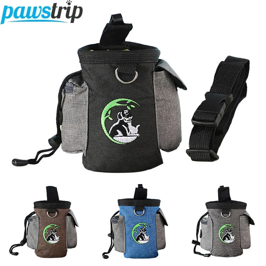 Sac de dressage pour animaux de compagnie, sac de friandises pour chiot, sac de taille pour récompense en extérieur, récipient pour friandises, accessoires pour chien