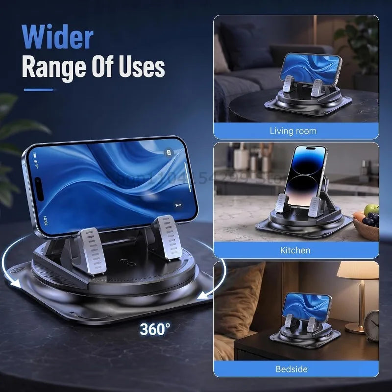 Car Phone Holder Car Dashboard Support Bracket Mount Anti-Slip Pad Universal 360 Degree Rotatable Navigation Holder Accessories
