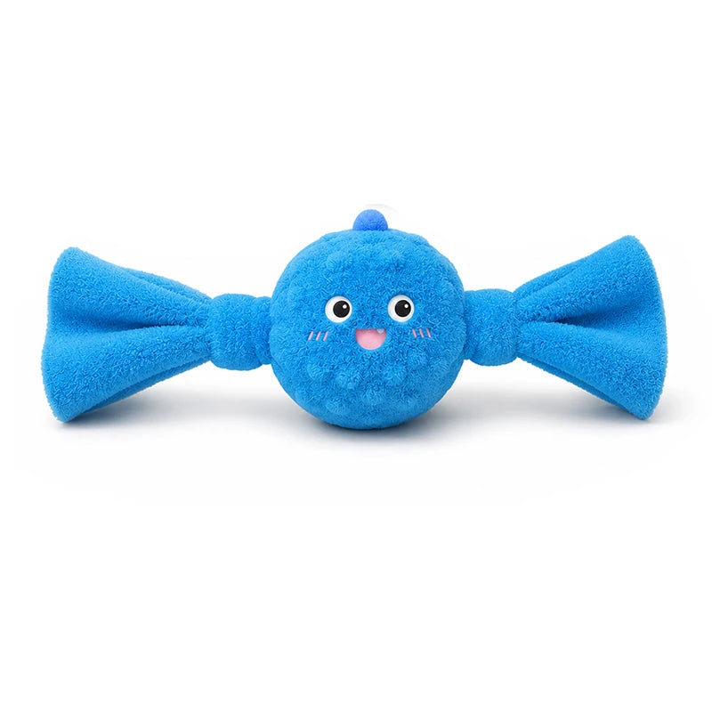 Plush Dog Toy Bouncy Ball Squeaky Pet toys for Small Medium Dogs Washable Interactive Chew Toy Puppy Toys Dog Accessories