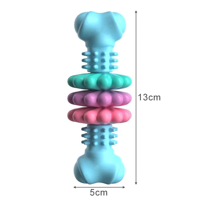 TPR Pet Dog Chew Toys Dog Teeth Cleaning Toy for Small Medium Dogs Bite-resistant Puppy Grinding Toy Dog Accessories