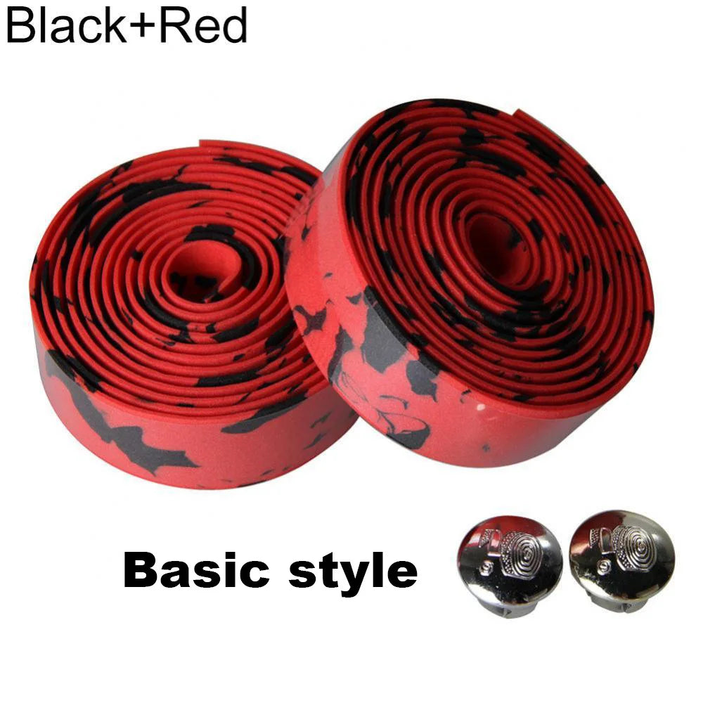 Bicycle Handlebar Tape Anti-Vibration PU EVA Bent Cycling Road Bike Tapes Racing Breathable Non-Slip Handle Bar Belt Wrap