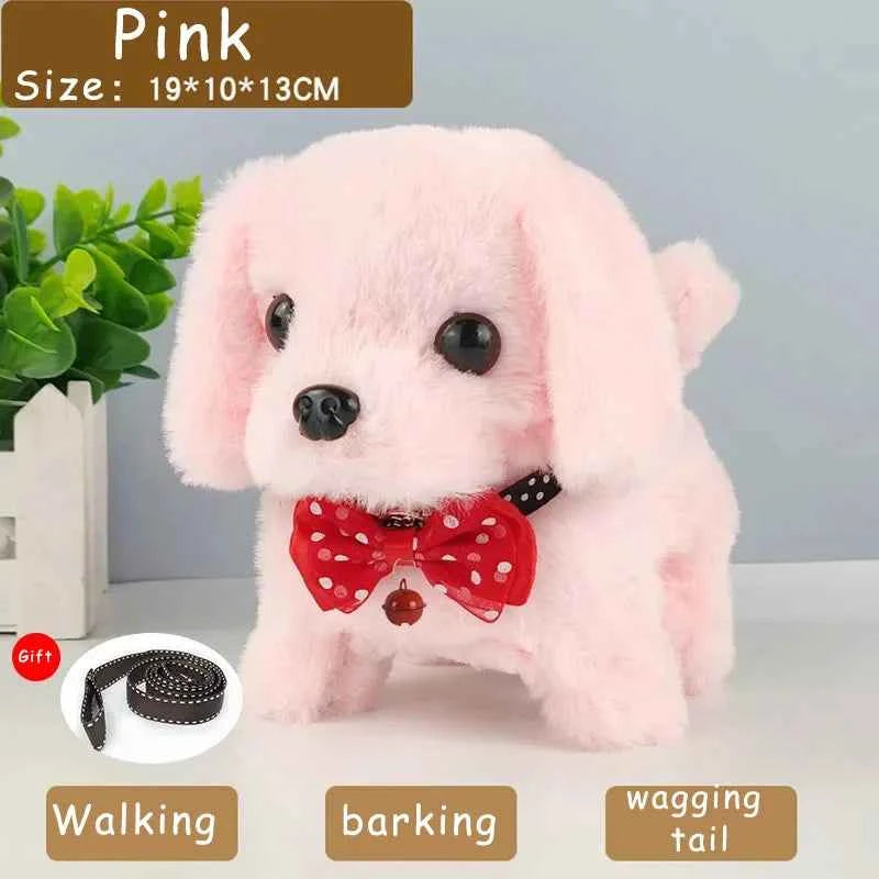 Electronic Puppy Plush Toy - Interactive Barking and Wagging Tail Plush Dog Toy for Kids, Perfect Gift for Boys and Girls
